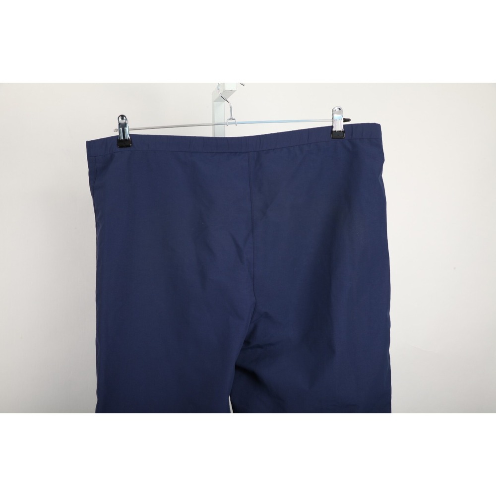 Vintage Eddie Bauer Pants Mens Medium Blue Nylon Goretex Waterproof Zip Ankles - Picture 5 of 16